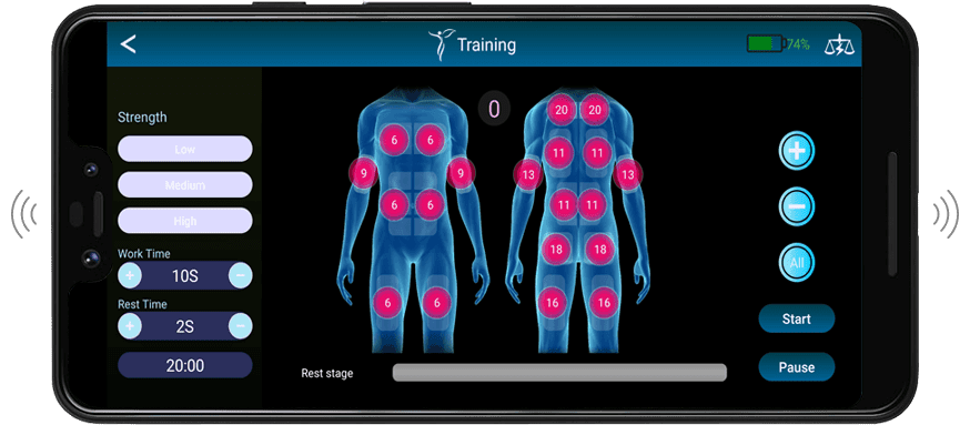 لباس شخصی سکوسوت با تکنولوژی EMS ایتال فیت